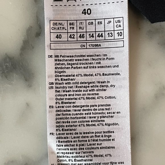 Gerry Weber Collection round neck black jersey w/ bead detail -Size 10 - Picture 7 of 10